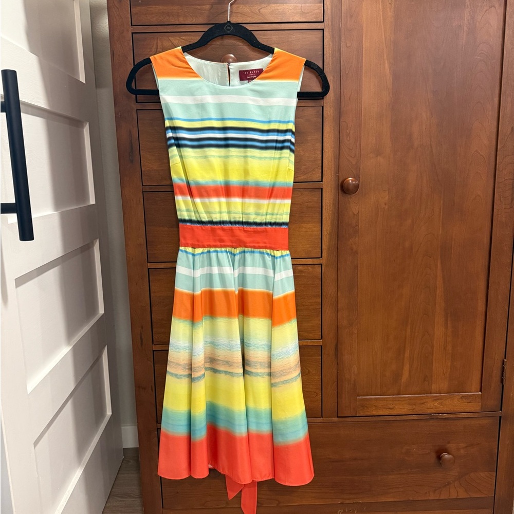 Ted Baker London Multicolor Striped Dress - Picture 4 of 15